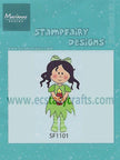 Stampfairy Cling Stamp - Betty Christmas