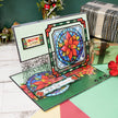 Stained Glass Christmas Luxury Foiled Acetate