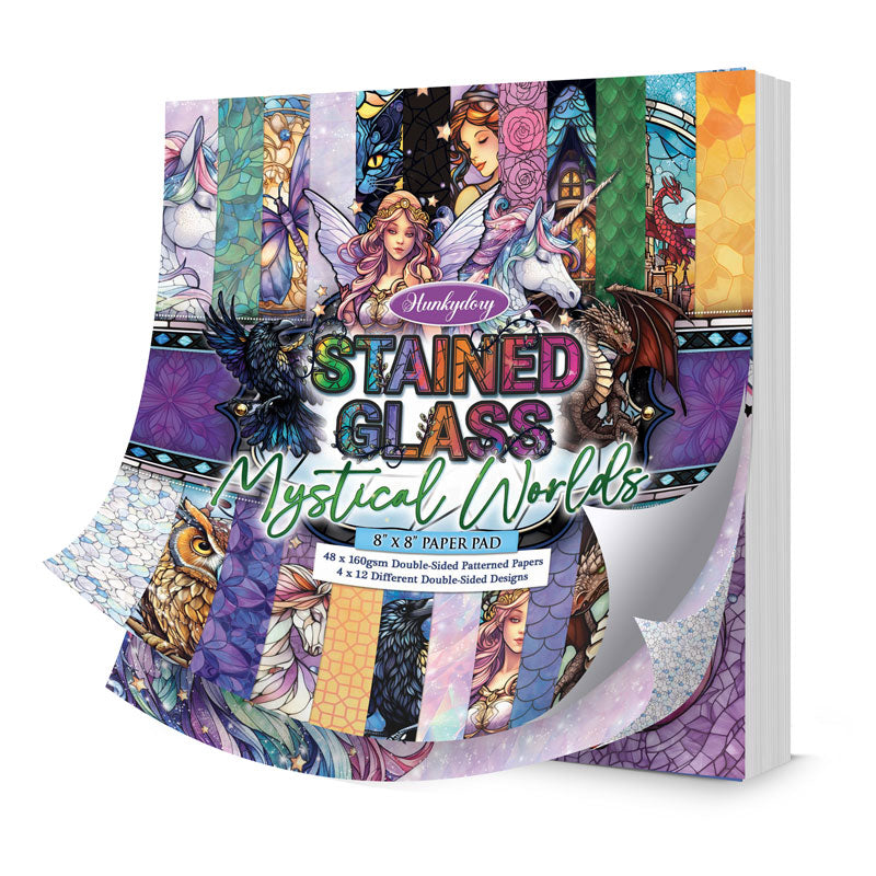 Stained Glass Mystical Worlds 8