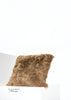 Square Shorn Brown Icelandic Sheepskin Pillow Cover