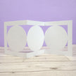 Luxury Shaped Card Blanks & Envelopes - Trio Circle Panel