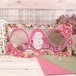 Luxury Shaped Card Blanks & Envelopes - Trio Circle Panel