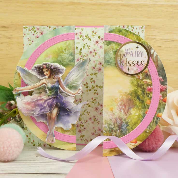 Luxury Shaped Card Blanks & Envelopes - Circle Gatefold