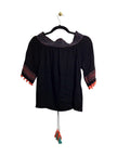SHEIN Regular fit Blouse in Black - XS