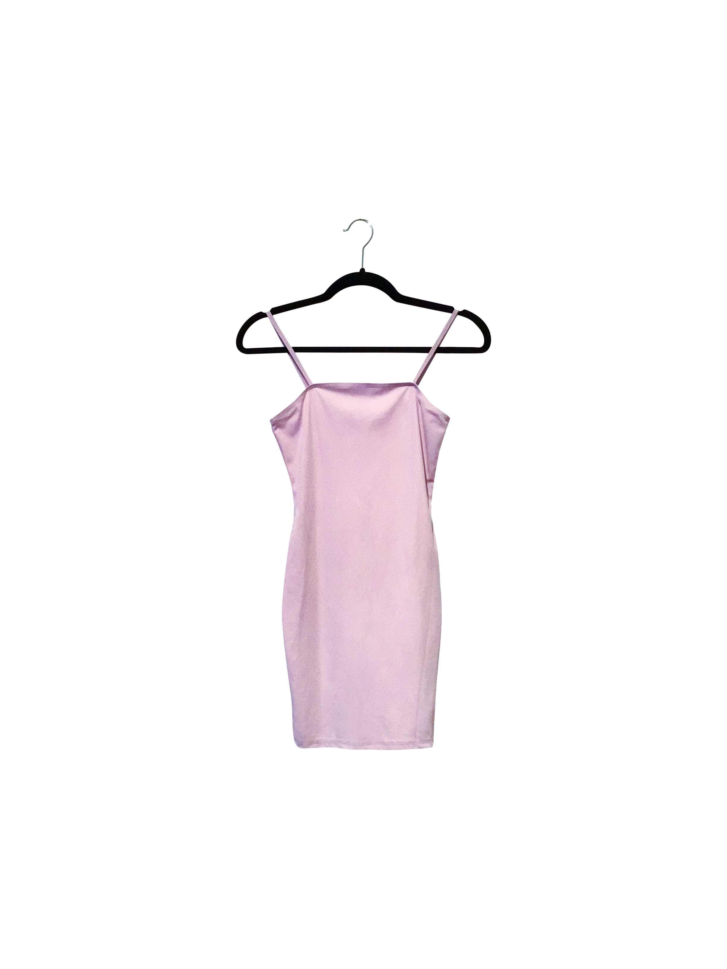 SHEIN Regular fit Mini Dress in Pink  -  XS