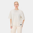 SHEWOLF_09 OVERSIZED TEE — TACTICAL BEIGE