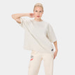 SHEWOLF_09 OVERSIZED TEE — TACTICAL BEIGE