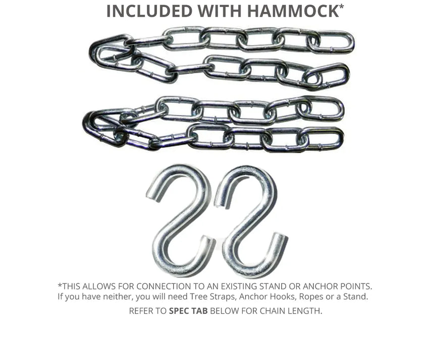 Polyester Rope Hammock - Soft-Woven Deluxe