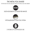 CONAIR SHV10BSC The Barber Shop Pro Series Metal Foil Shaver