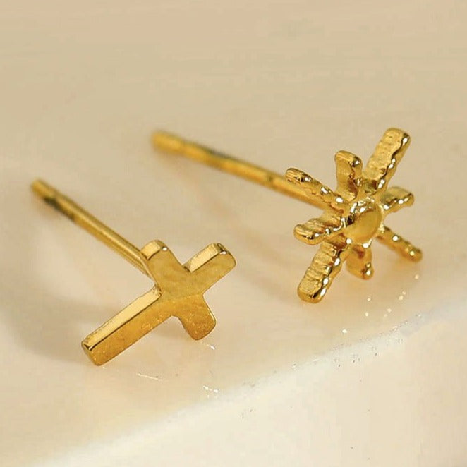 Ensemble de 2 paires de boucles d'oreilles à tige SIENNA