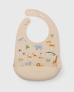 Silicone Bib Printed - Safari Jungle