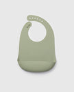 Silicone Bib - Silver Sage