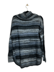 SISTERS Regular fit Turtleneck Top in Blue  -  S