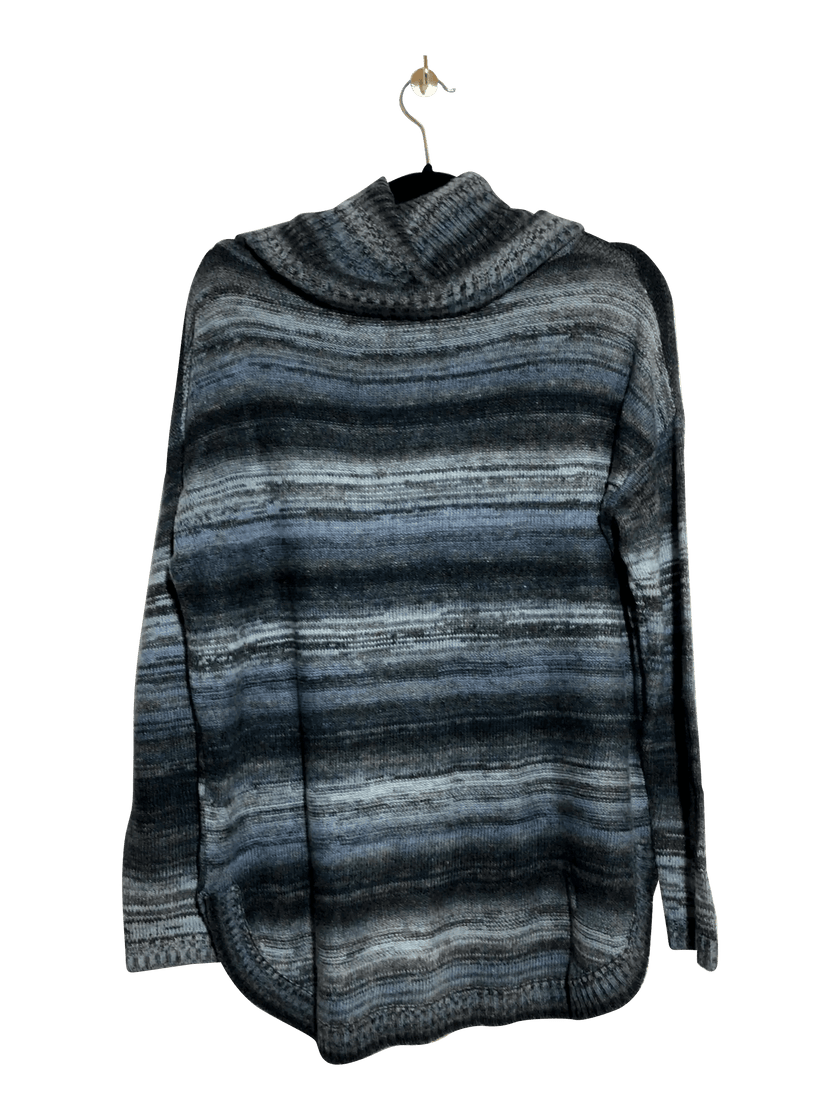 SISTERS Regular fit Turtleneck Top in Blue  -  S