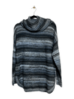 SISTERS Regular fit Turtleneck Top in Blue  -  S