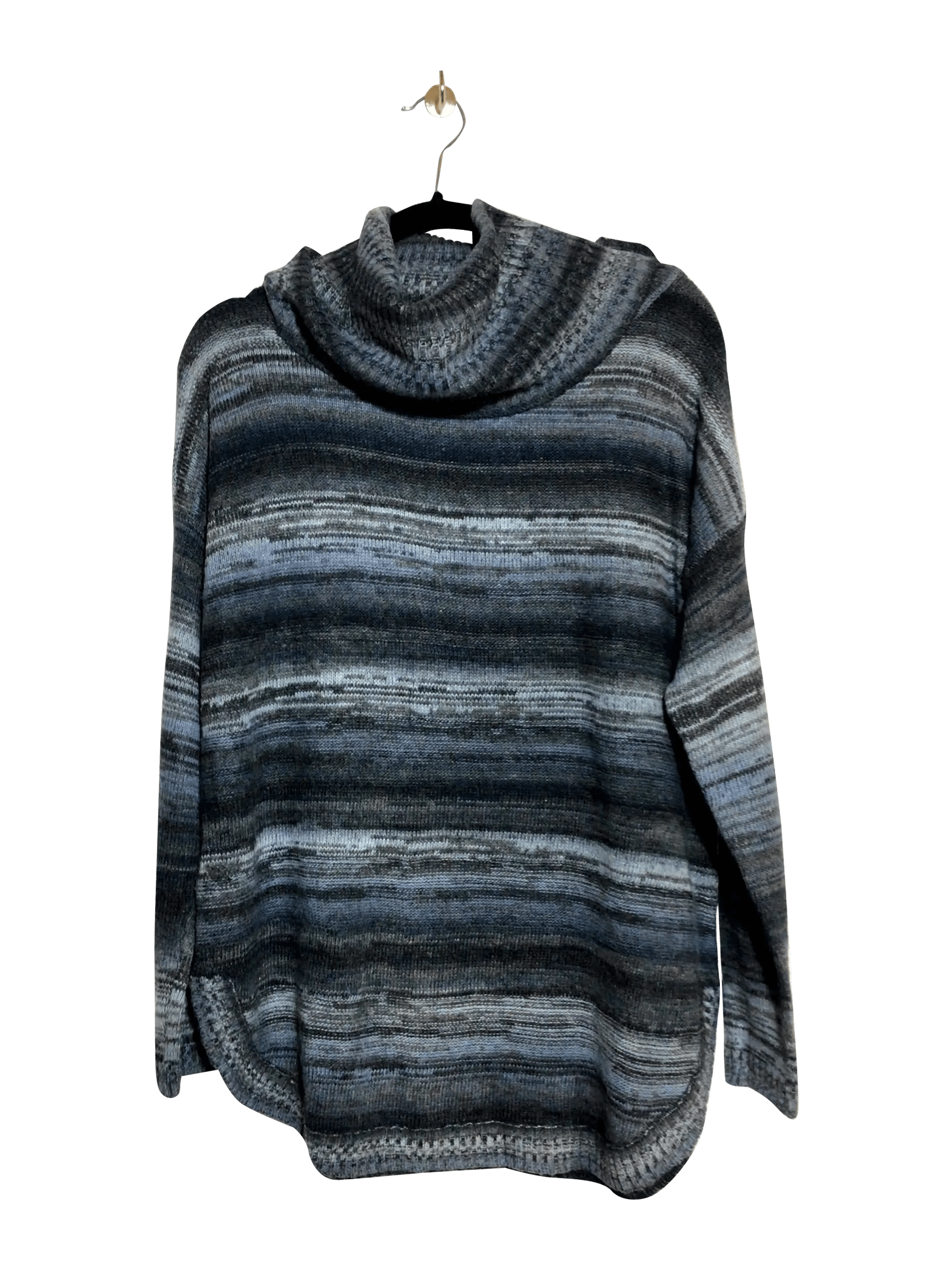 SISTERS Regular fit Turtleneck Top in Blue  -  S