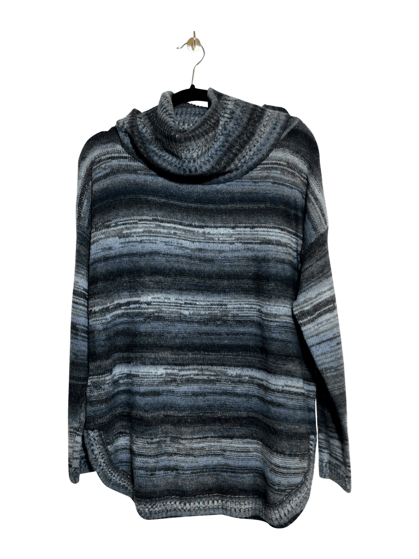 SISTERS Regular fit Turtleneck Top in Blue  -  S