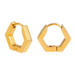 SITKA: Five Sided Pentagon Mini Hoop Earrings
