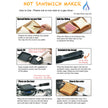 Yoshikawa Hot Sandwich Maker – Japanese Stovetop Panini Press