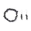 Bracelet & Earring - Elegant Gemstone Bracelet and Earring Set - Chips