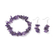 Bracelet & Earring - Elegant Gemstone Bracelet and Earring Set - Chips