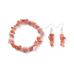 Bracelet & Earring - Elegant Gemstone Bracelet and Earring Set - Chips