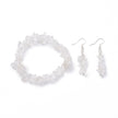 Bracelet & Earring - Elegant Gemstone Bracelet and Earring Set - Chips