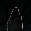 SKAGWAY: Minimalist Twisted Textures Chain Necklace in Silver (White Gold)