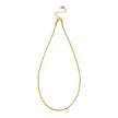 SKAGWAY: Minimalist Twisted Textures Chain Necklace in Gold