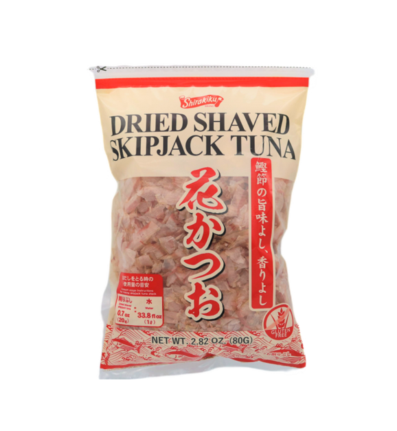 Shirakiku Bonito Flakes Dried Shaved Skipjack Tuna (80G)