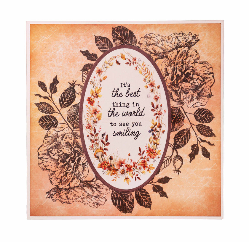 SL Clear Stamps Autumn Blossoms Autumn Bouquet 98x138x3mm 5 PC nr.509