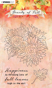 SL Clear Stamp Sunflowers Beauty Of Fall 105x148mm nr.63