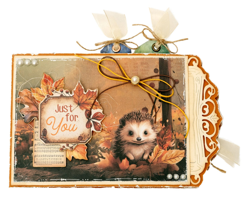 SL Cutting Die Wooden Frame Charming Autumn 4 Pieces