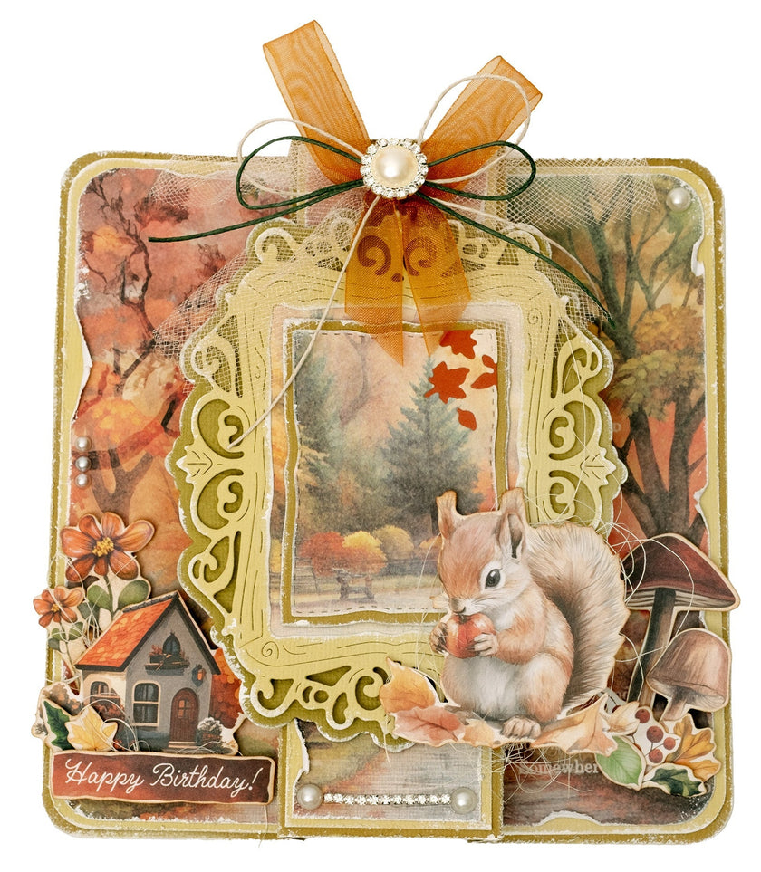 SL Die-Cut Paper Pad Paper Elements Charming Autumn 20 Sheets
