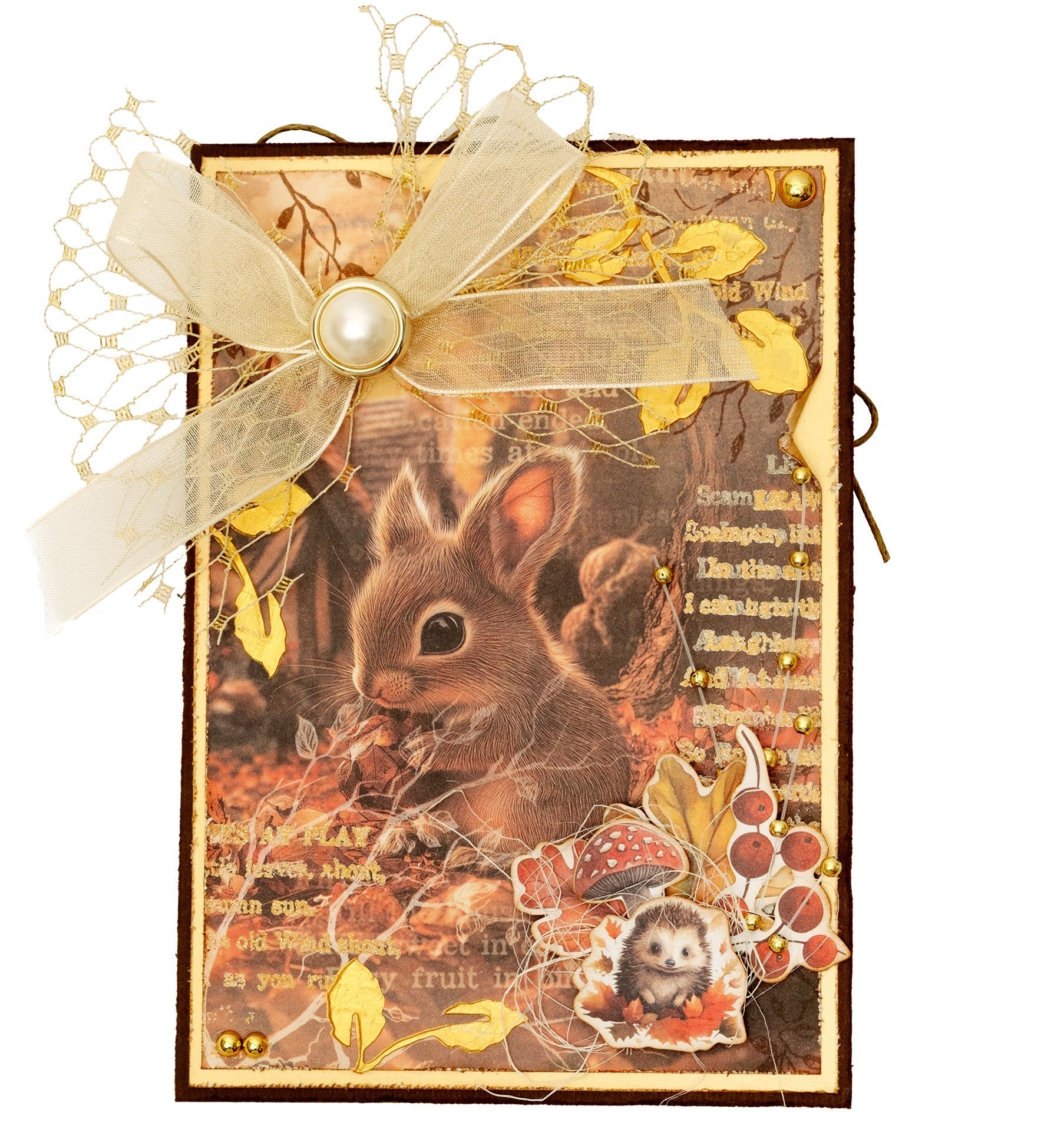 SL Paper Elements Leaves, Animals & Houses Charming Autumn 108 Pieces