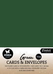 SL Cards & Envelopes Christmas Green Consumables 20 Pieces