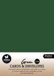 SL Cards & Envelopes Christmas Green Consumables 20 Pieces