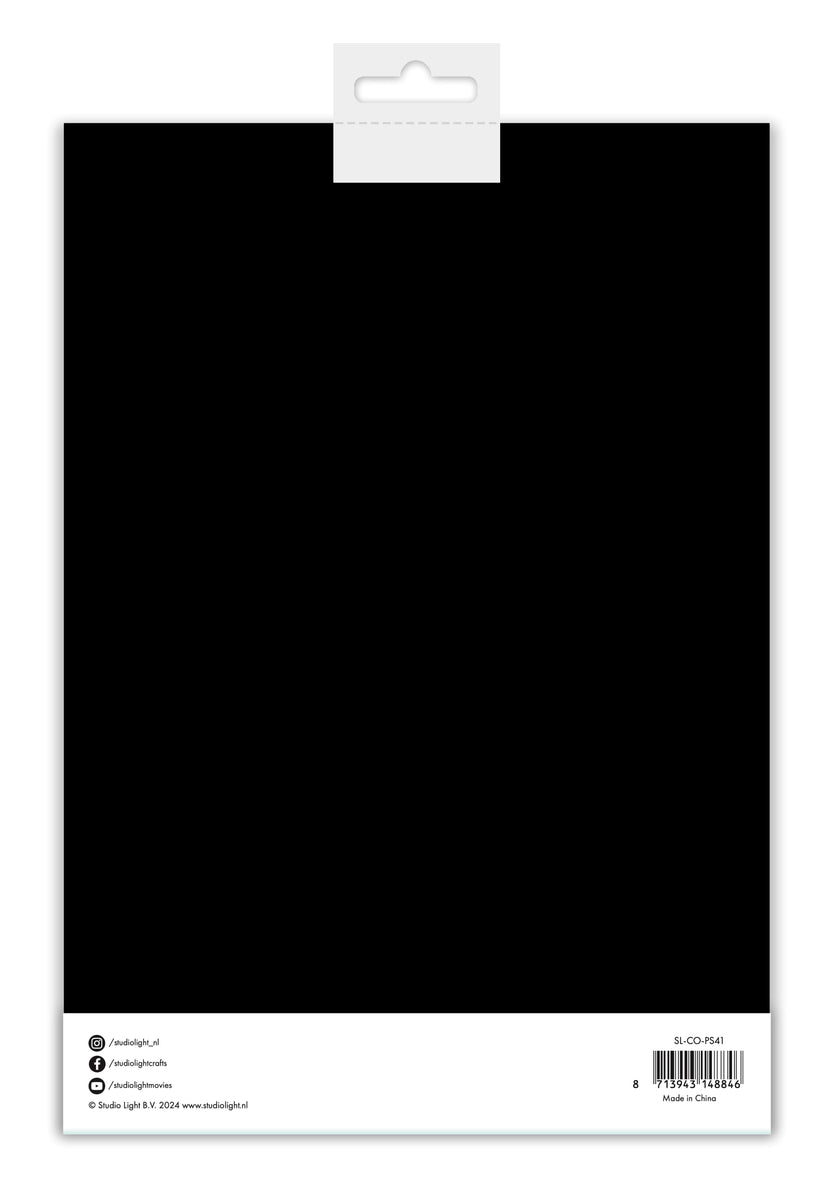 SL Paper Set Consumables Black Cardstock 250 gsm 10 SH