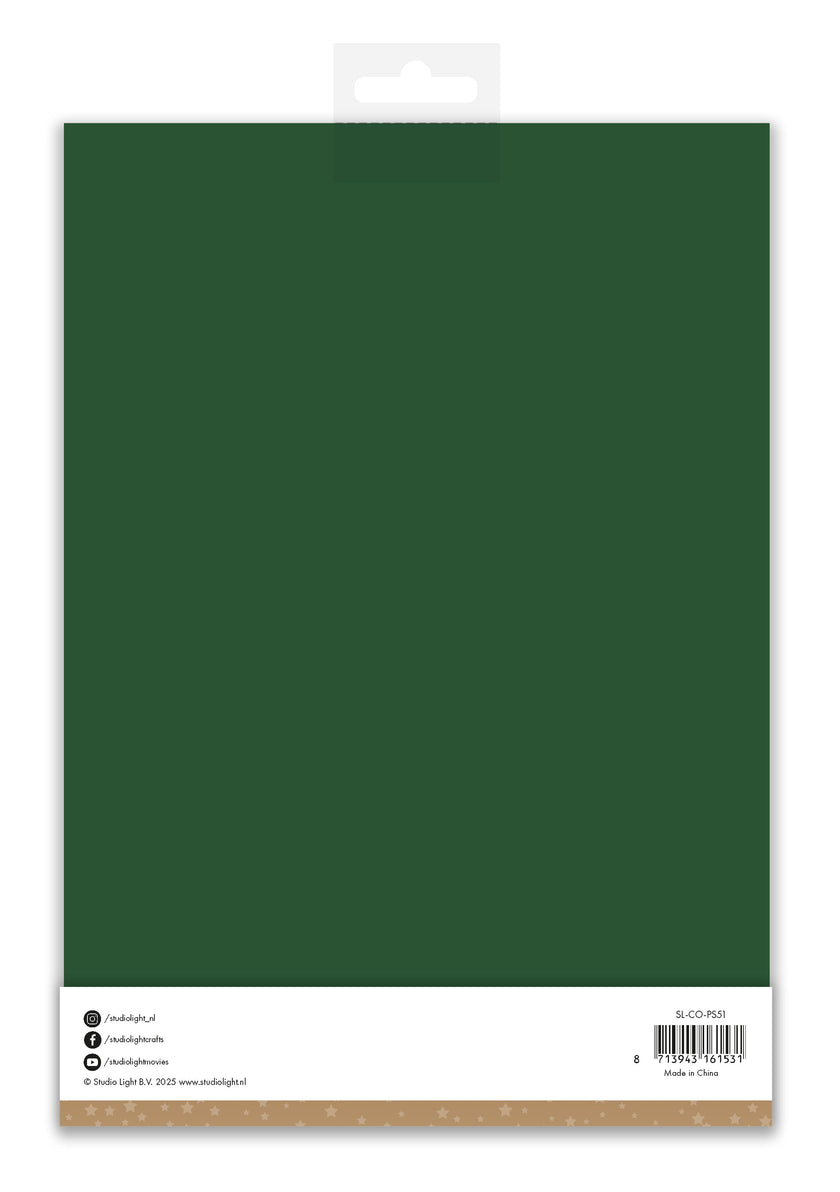 SL Paper Set Christmas Green Consumables 10 Sheets