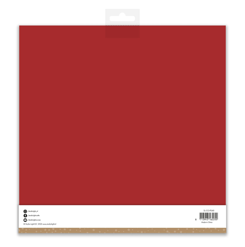 SL Paper Set Christmas Red Consumables 10 Sheets