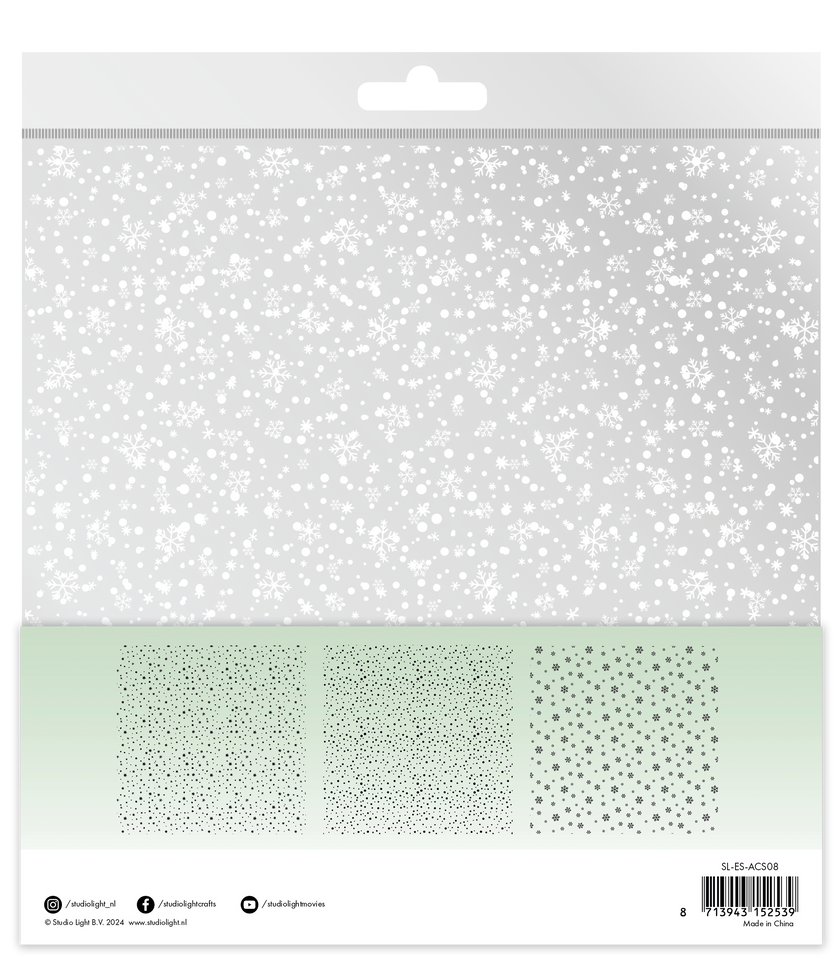 SL Acetate Sheet Snowflakes Essentials 6 SH