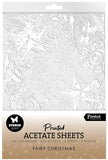 SL Acetate Sheets Snow, Fairies & Stars Essentials 6 Sheets