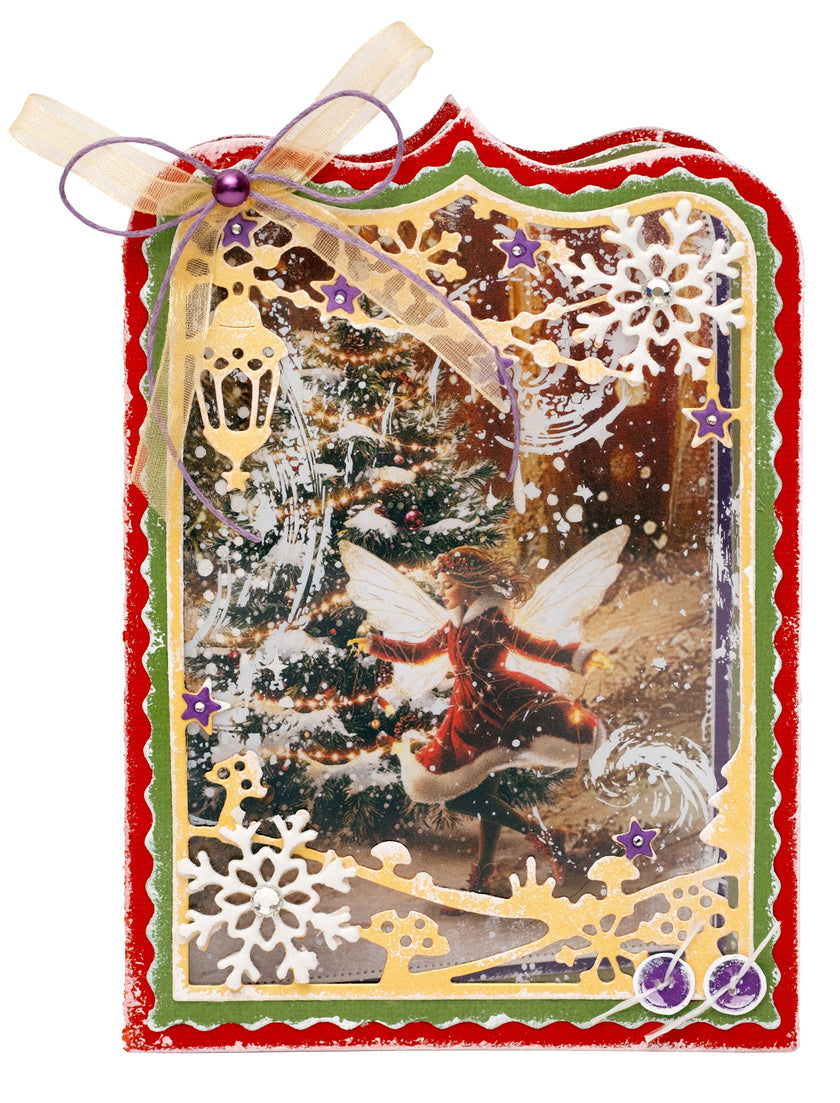 SL Acetate Sheets Snow, Fairies & Stars Essentials 6 Sheets