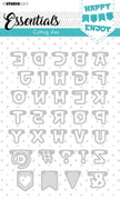 SL Cutting Die Garland Alphabet Essentials 134x186x1mm 1 pc nr.126