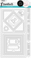 SL Cutting Die Square Journal Essentials 288x153x1mm 1 PC nr.163