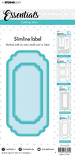 SL Cutting Die Slimline Label Essentials 105x210x1mm 1 PC nr.184