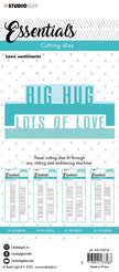 SL Cutting Die Love Sentiments Essentials 62x152x1mm 4 PC nr.216