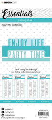 SL Cutting Die Enjoy Life Sentiments Essentials 62x152x1mm 4 PC nr.217