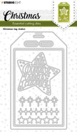 SL Cutting Dies Christmas Tag Shaker Essentials 82x142x1mm 7 PC nr.251