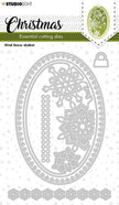 SL Cutting Dies Christmas Oval Shaker Essentials 96x138x1mm 6 PC nr.253